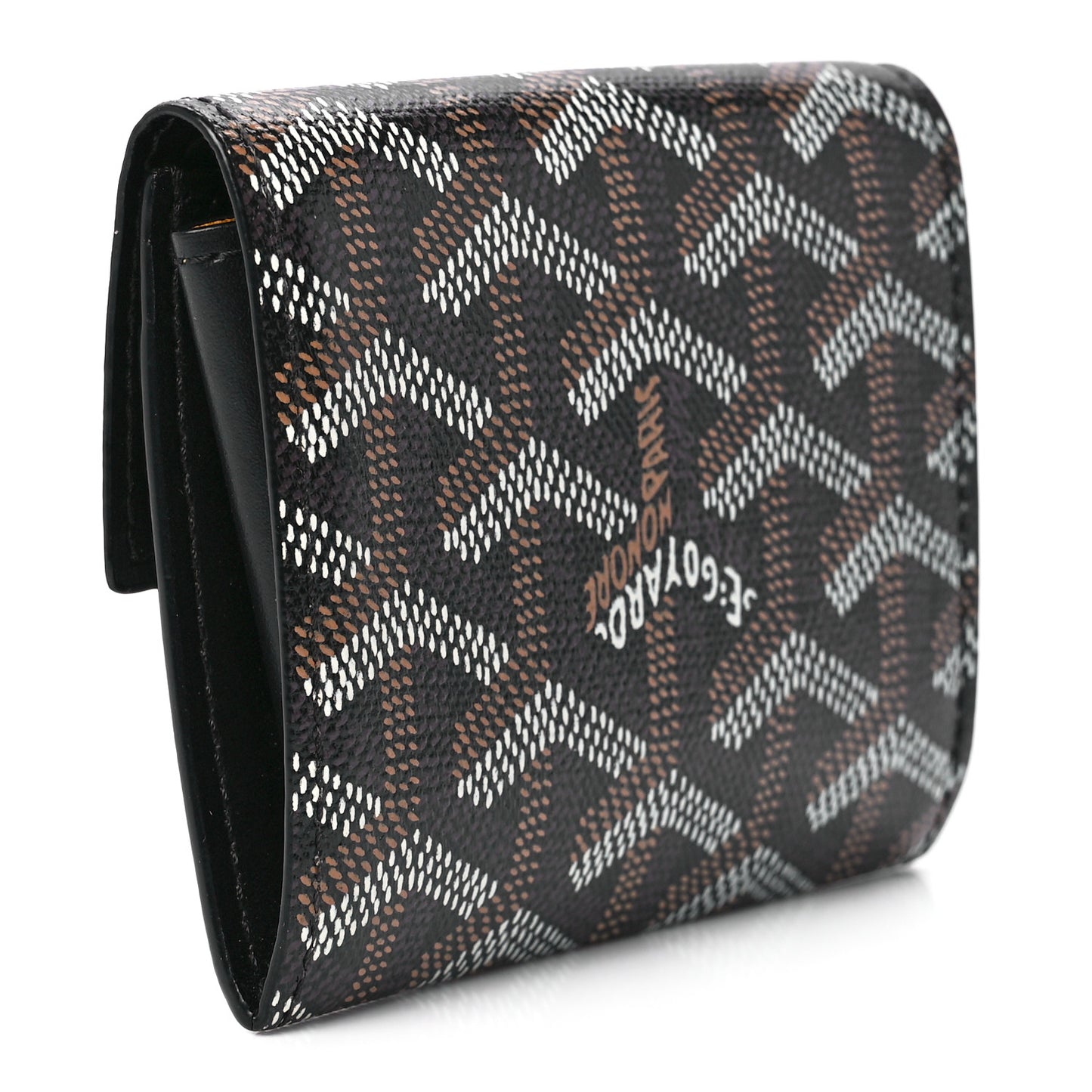 Goyardine Marigny Coin Purse Wallet Black