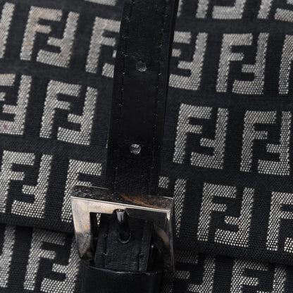 Fendi Zucchino Shoulder Bag Black 20 of 27