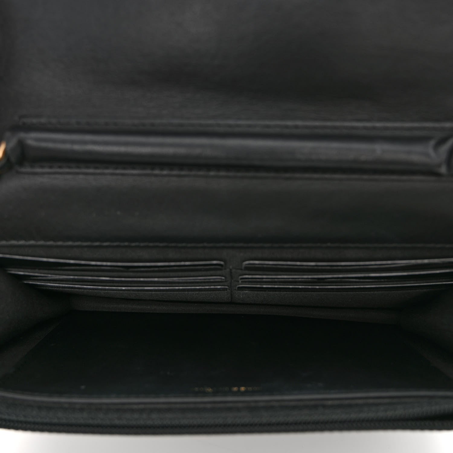 Chanel Caviar Quilted Boy Wallet On Chain WOC Black 5 of 12