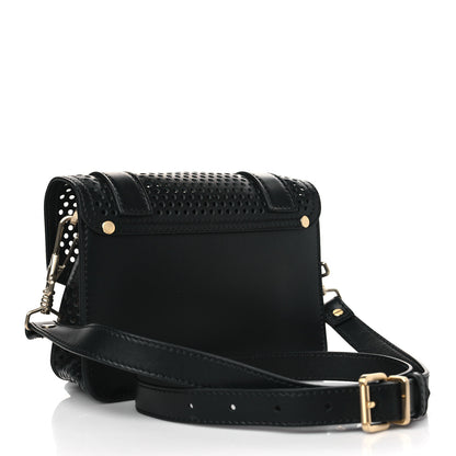 Proenza Schouler Lambskin Perforated Mini PS1 Satchel Black 3 of 10