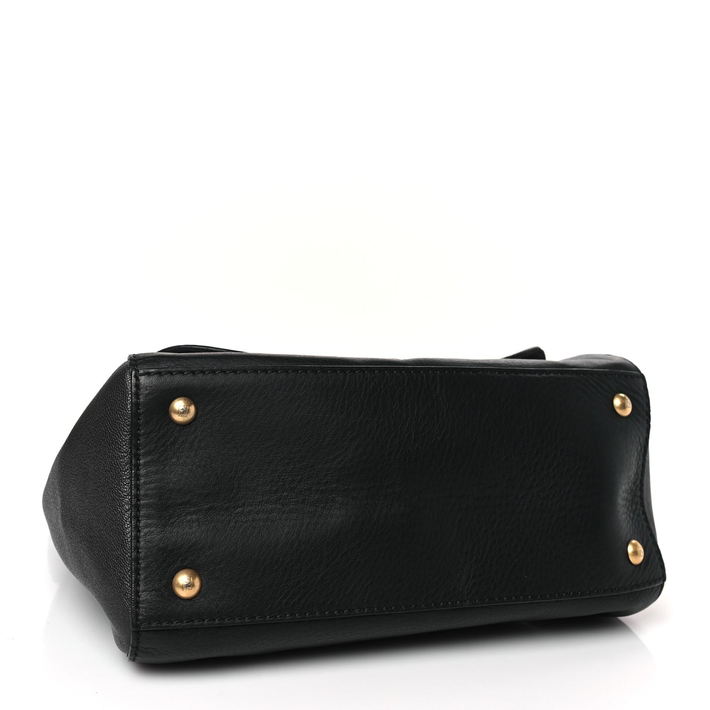 Vitello Dolce Marmol Anna Shoulder Bag Black