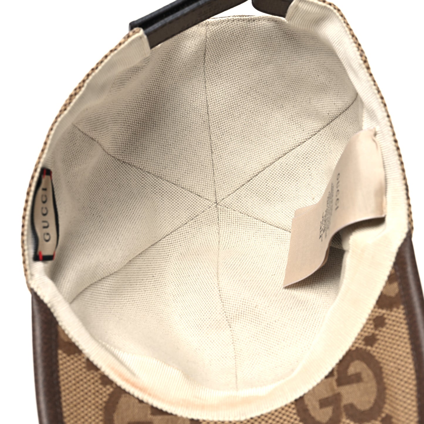 Monogram Jumbo GG Baseball Hat M 57 Camel Ebony
