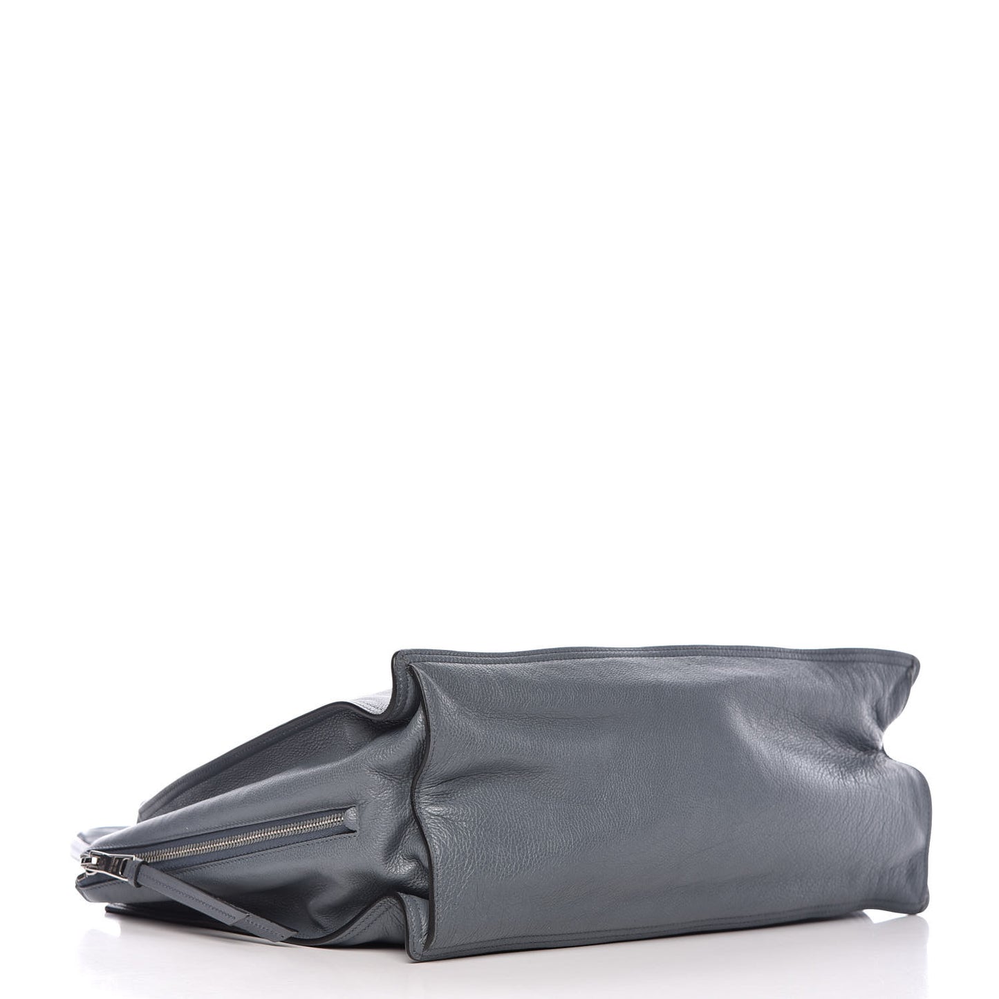 Glace Calfskin Etiquette Shopping Bag Marine Astrale
