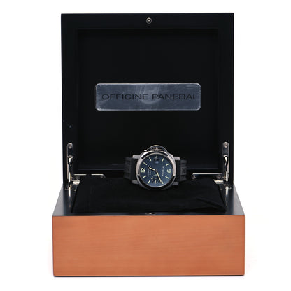 Panerai Stainless Steel Rubber 40mm Luminor Marina Automatic Watch Blue PAM00119 6 of 6