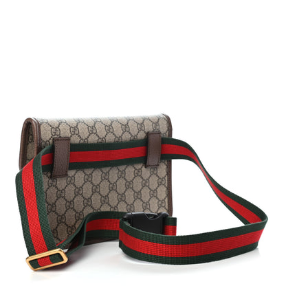 Gucci GG Supreme Monogram Neo Vintage Web Belt Bag Brown 3 of 9