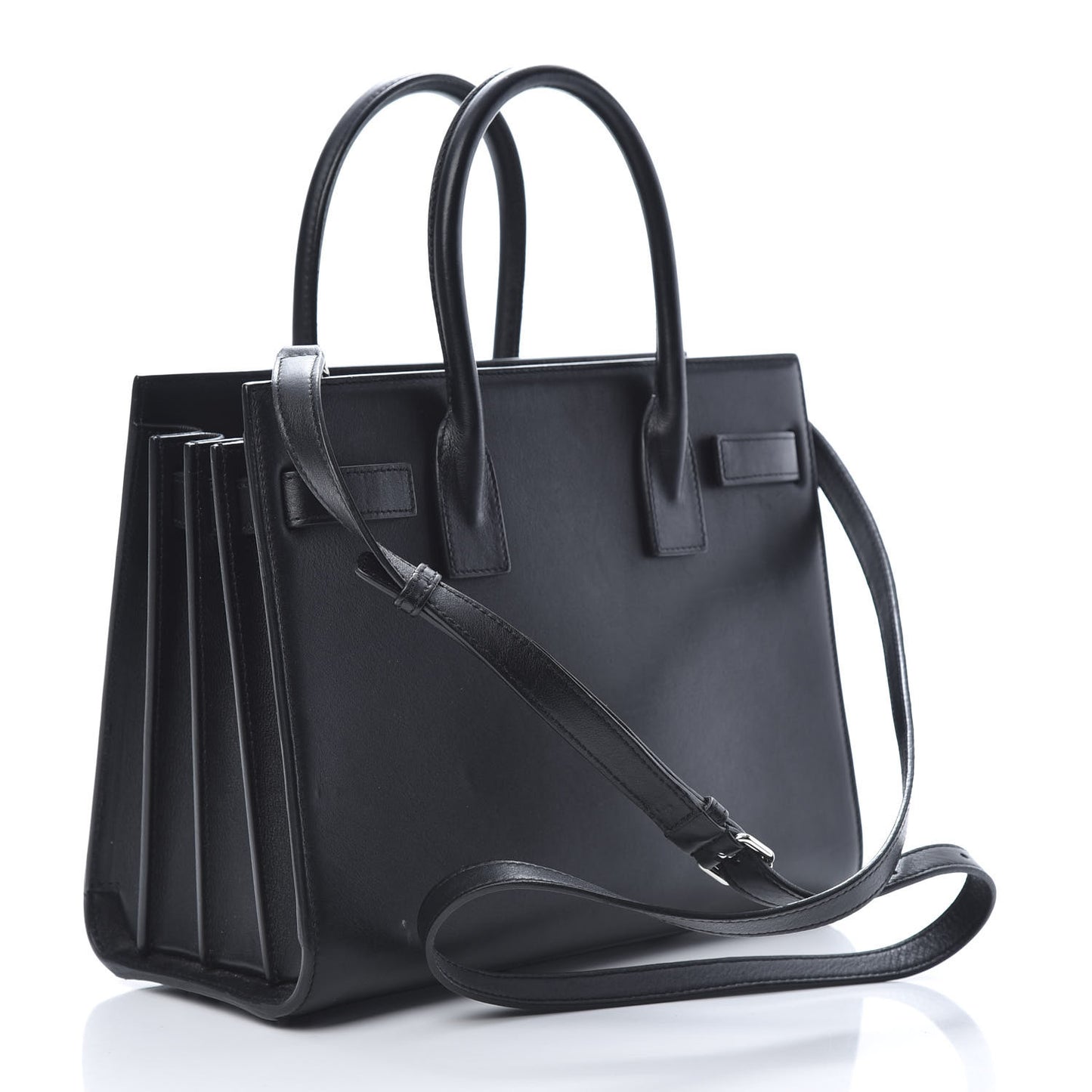 Calfskin Patchwork Baby Sac De Jour Black Multi