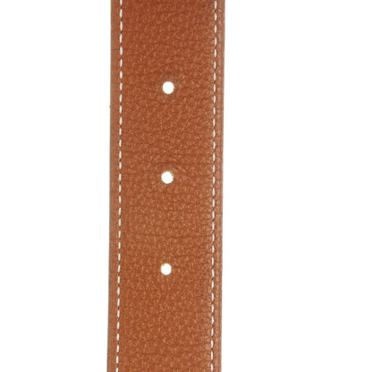 Hermes Box Togo 32mm Belt Strap 80 Black Gold 3 of 5