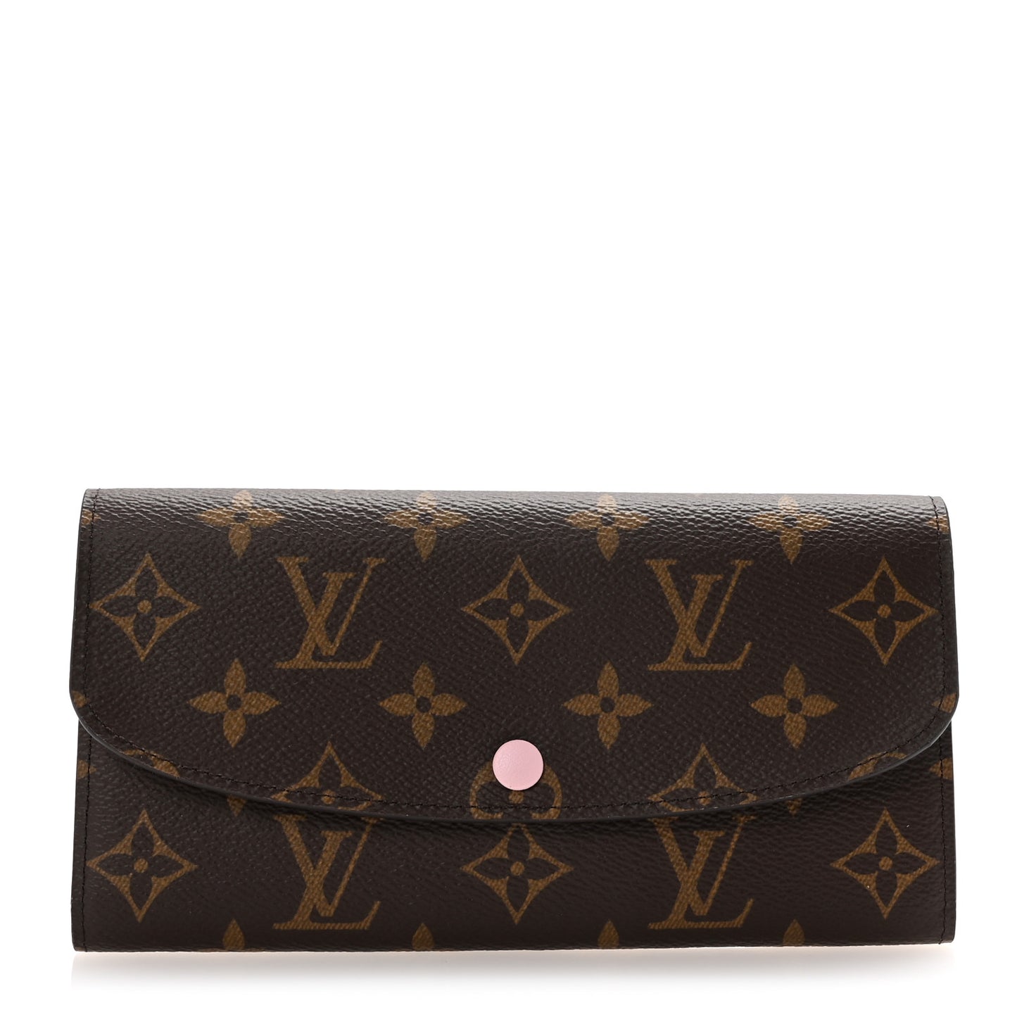 Monogram Emilie Wallet Rose Ballerine