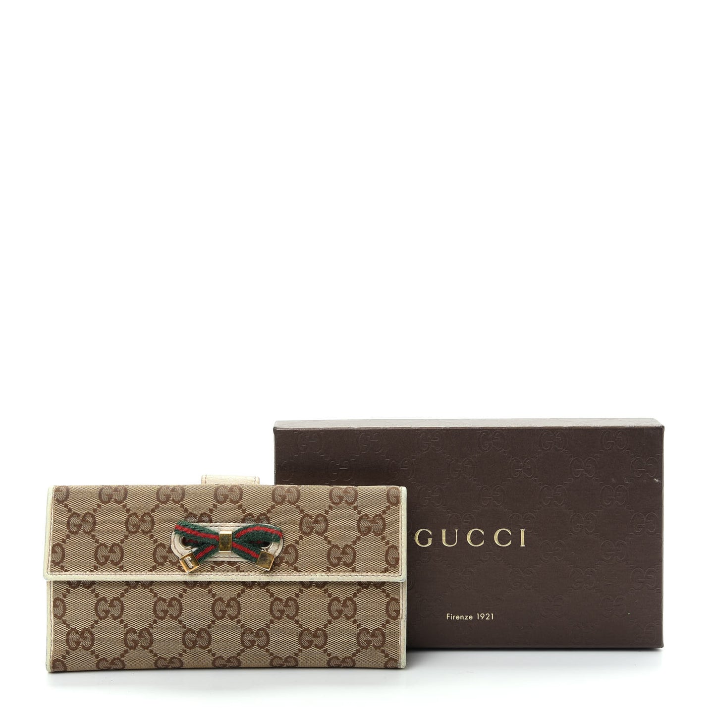 Monogram Princy Continental Wallet White