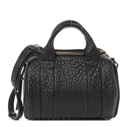 Alexander Wang Pebbled Lambskin Mini Rockie Black Rose Gold Hardware 1 of 10