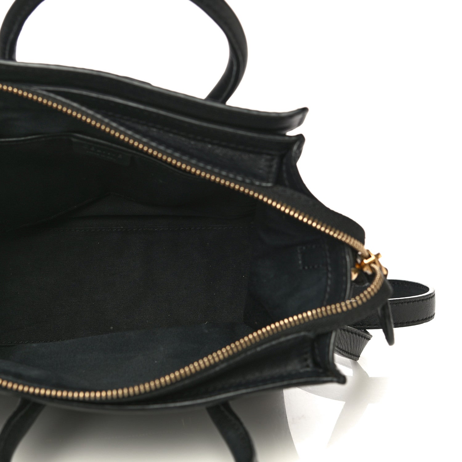 Celine Smooth Calfskin Nano Luggage Black 5 of 17