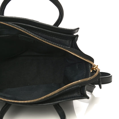 Celine Smooth Calfskin Nano Luggage Black 5 of 17