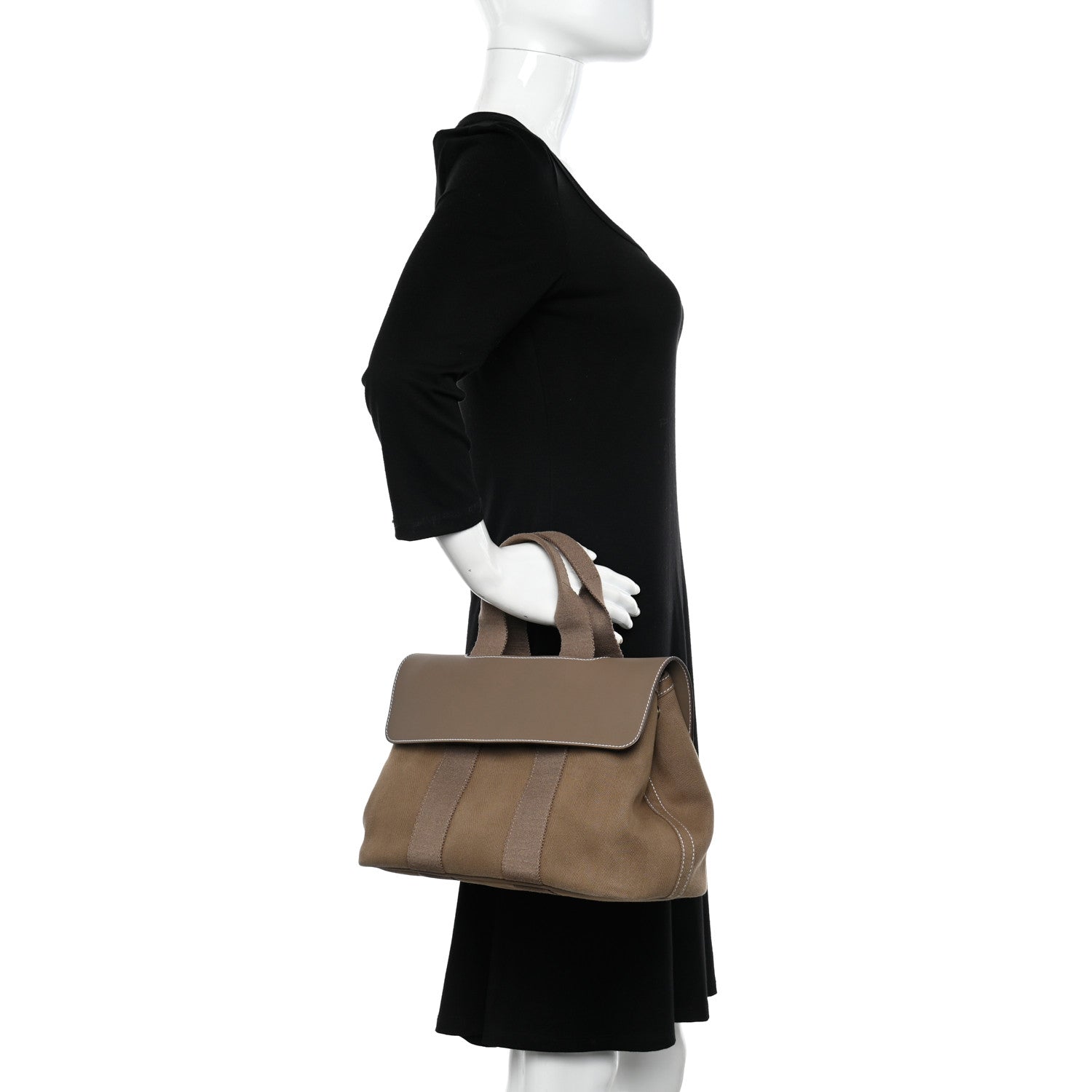Hermes Toile Swift Valparaiso Tote PM Etoupe 2 of 11