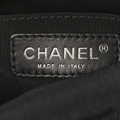 Chanel Lambskin Quilted Frame Clasp Flap Clutch Black 7 of 9