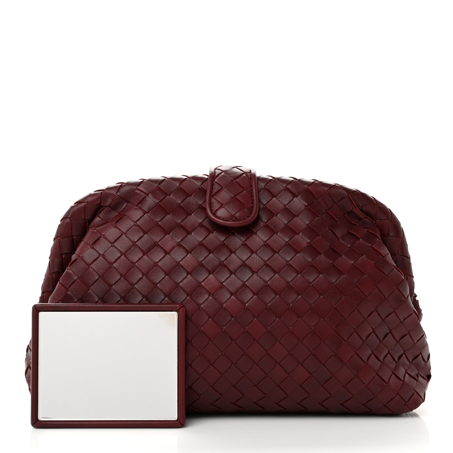Nappa Intrecciato The Lauren 1980 Clutch Gigolo Red