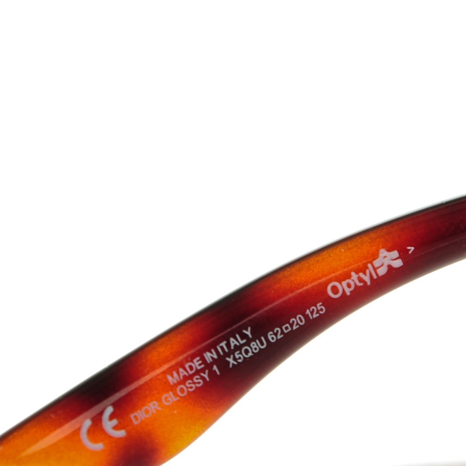 Christian Dior Glossy 1 Sunglasses Tortoise Shell 4 of 6