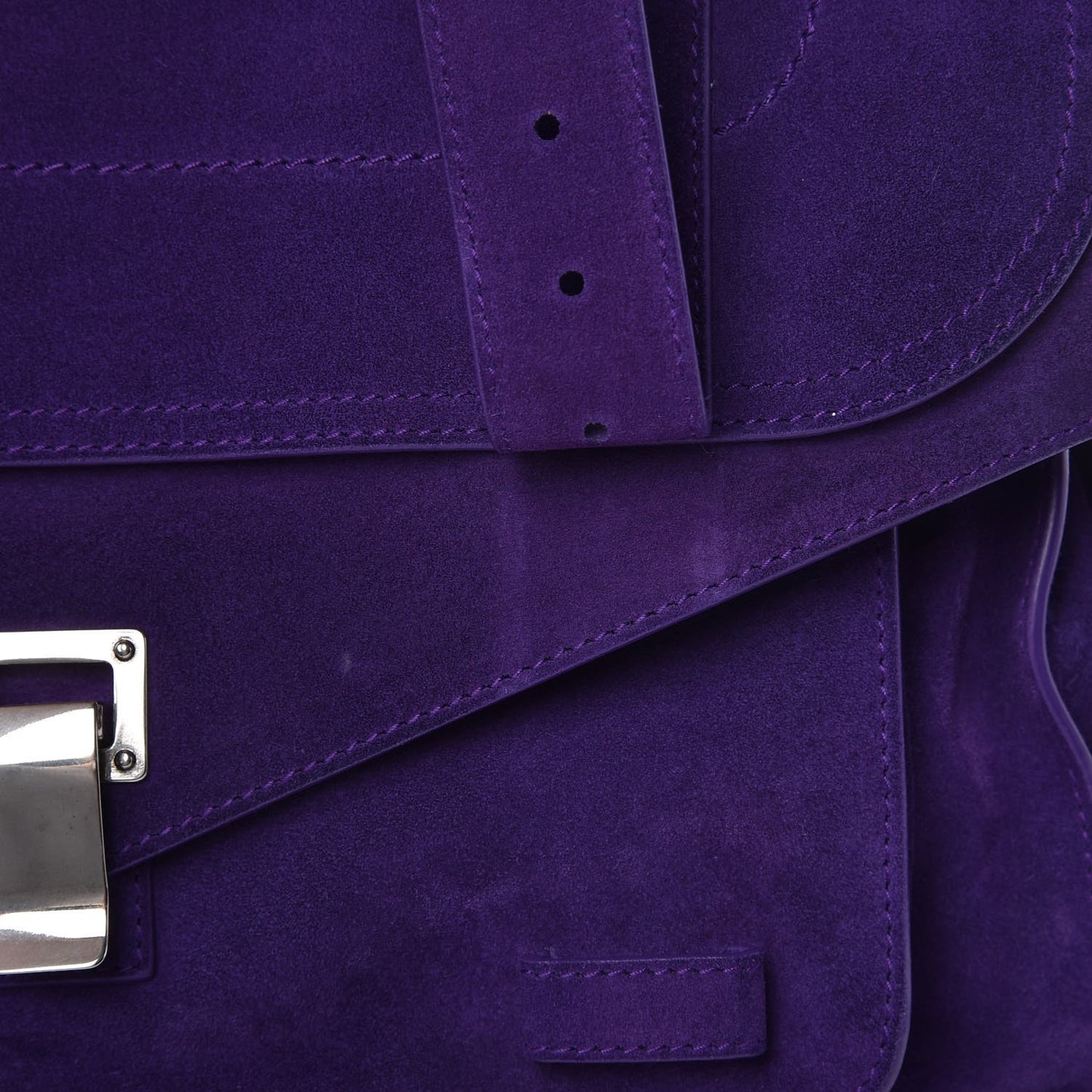 Suede Medium PS1 Satchel Amethyst
