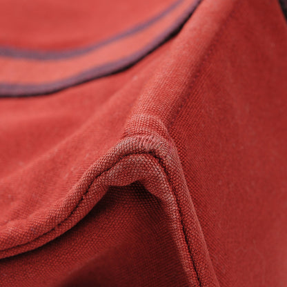 Hermes Canvas Fourre Tout MM Rouge 10 of 11