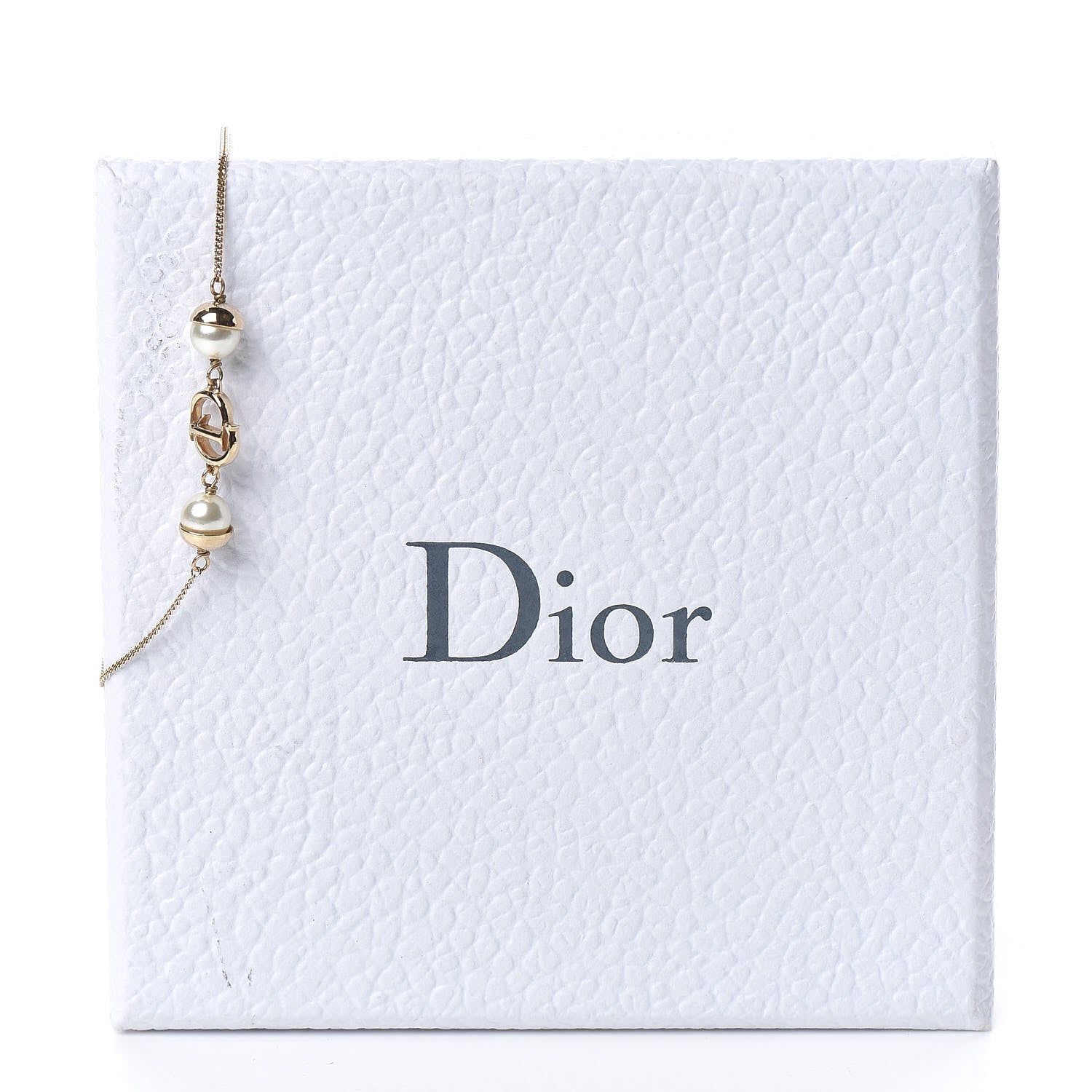 Christian Dior Pearl CD Logo Bracelet Gold 6 of 6