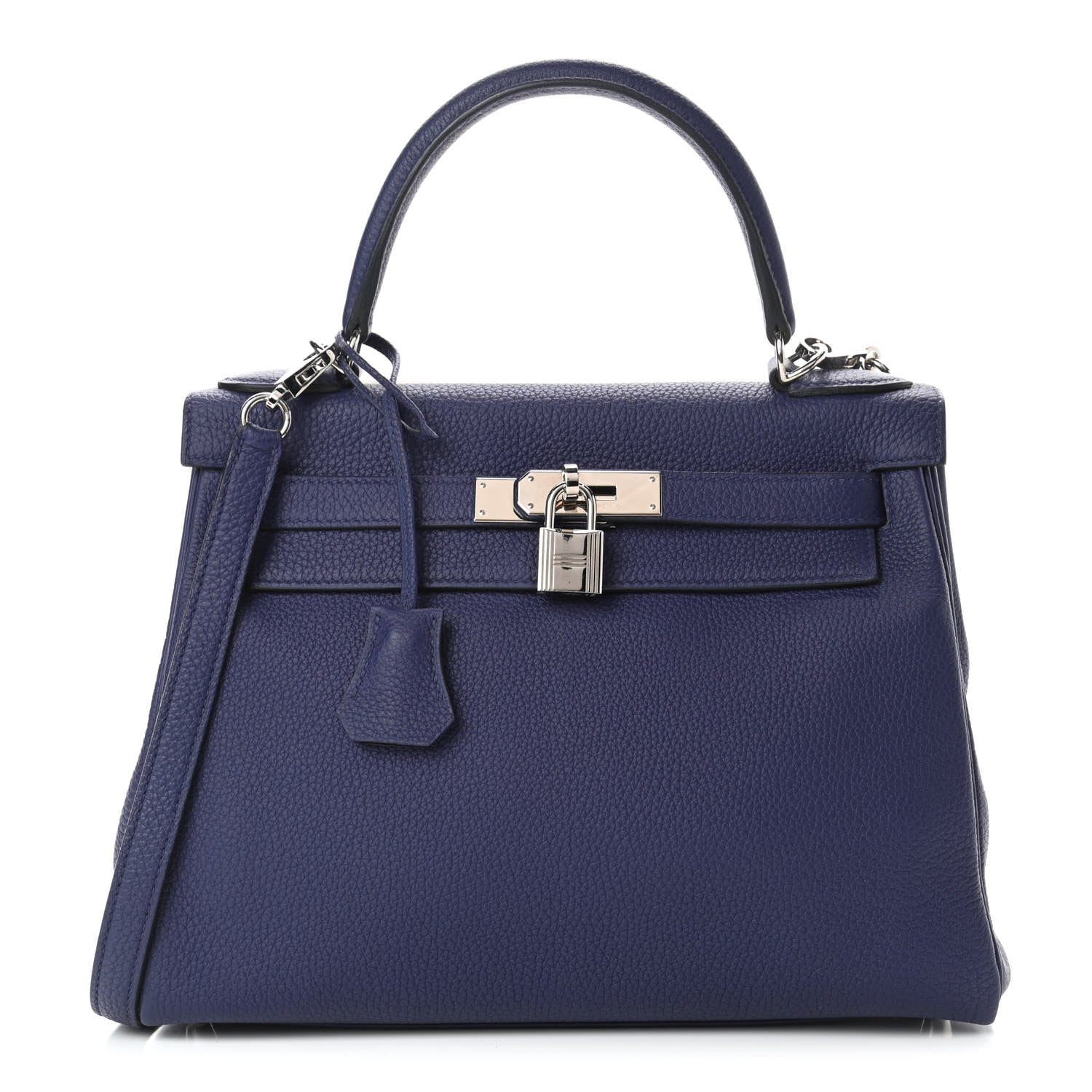 Hermes Togo Kelly Retourne 28 Bleu Encre 1 of 12