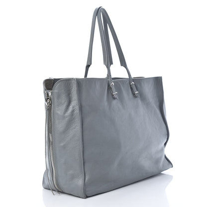 Balenciaga Veau Papier A4 Zip Around Tote Grey 3 of 19