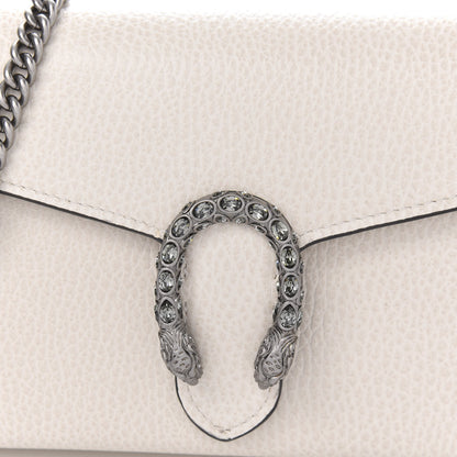 Gucci Dollar Calfskin Mini Dionysus Chain Wallet Mystic White 9 of 9