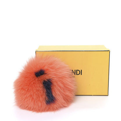 Fendi Fox Fur I ABCharm Bag Charm Orange 4 of 4