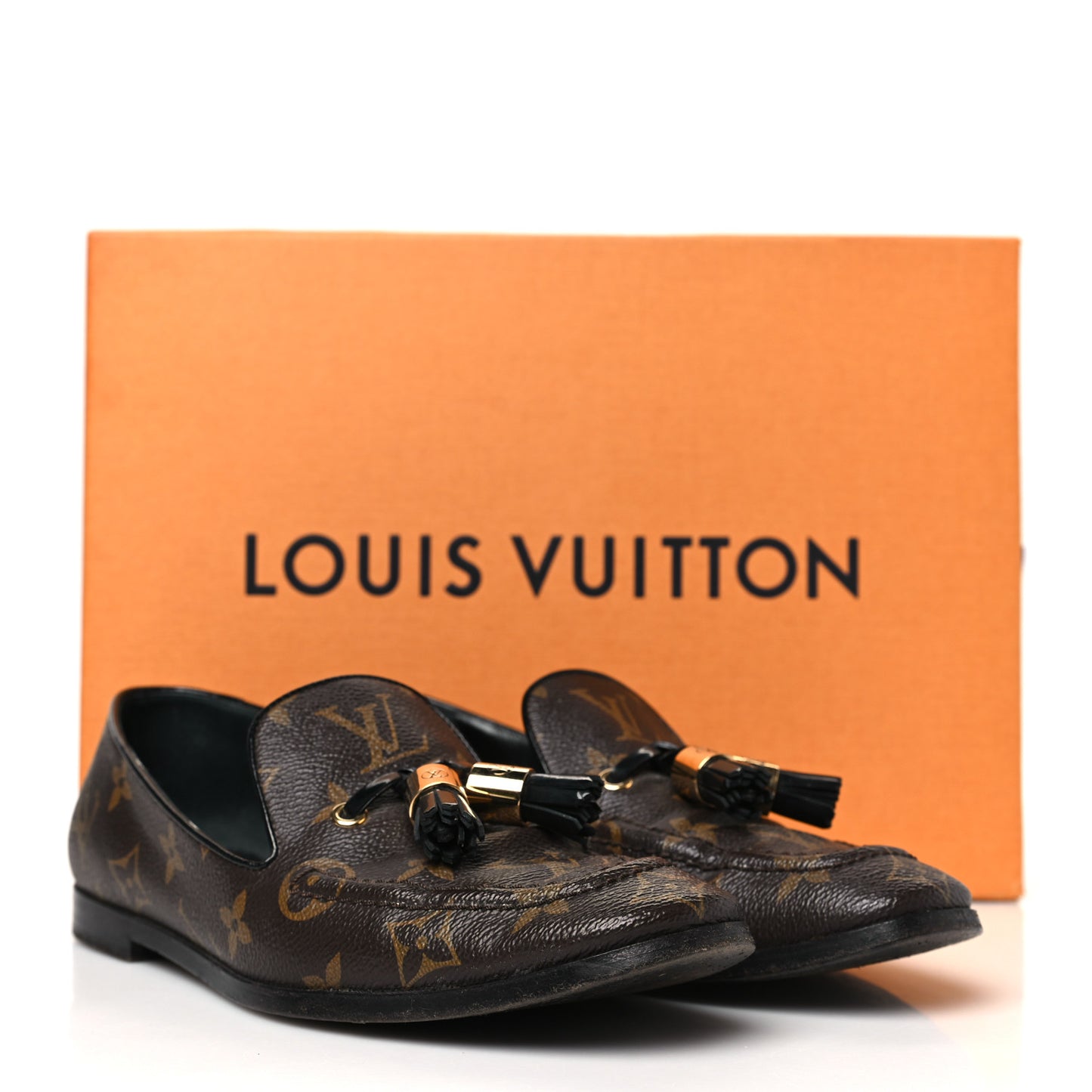 Monogram Society Loafers 36