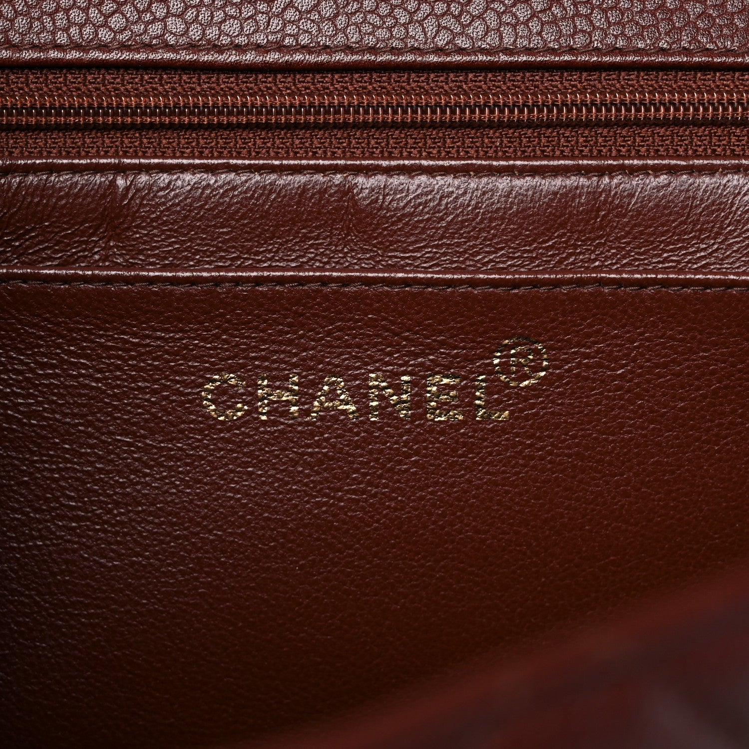 Chanel Caviar Quilted Jumbo Kelly Flap Brown 6 of 11