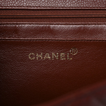 Chanel Caviar Quilted Jumbo Kelly Flap Brown 6 of 11