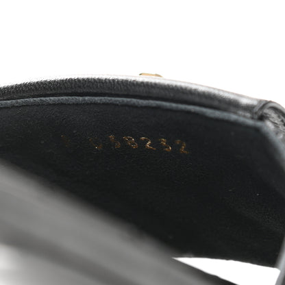 Chanel Lambskin Quilted CC Turnlock Sandals 37.5 Black 17 of 18