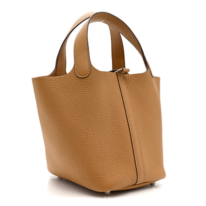 Hermes Taurillon Clemence Picotin Lock 18 PM Biscuit 3 of 11