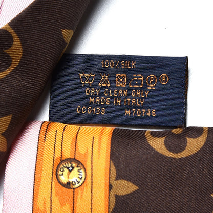 Louis Vuitton Silk Monogram Summer Trunks Bandeau Brown 7 of 7