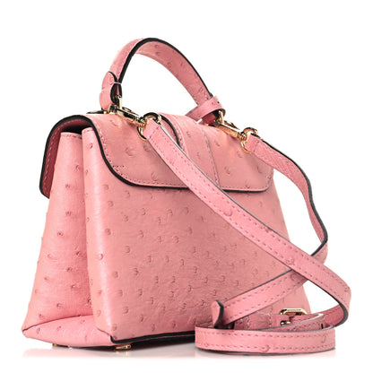 Louis Vuitton Ostrich Rose Des Vents Mini Pink 4 of 10