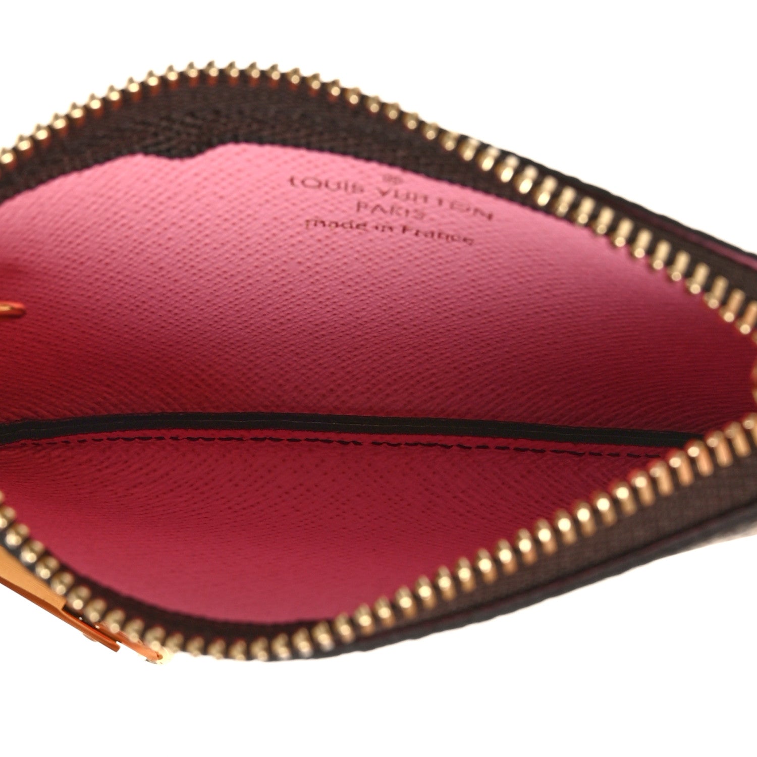 Louis Vuitton Monogram 2022 Christmas Animation Paris Key Pouch Pink 4 of 8