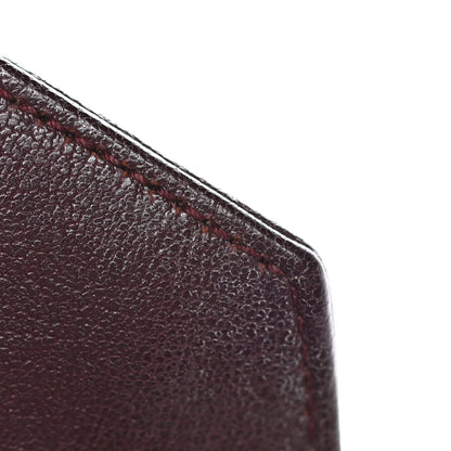 Saint Laurent Sheepskin Matelasse Chevron Monogram Large College Satchel Bordeaux 23 of 24