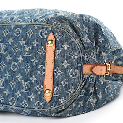 Louis Vuitton Denim Mahina XL Blue 8 of 11