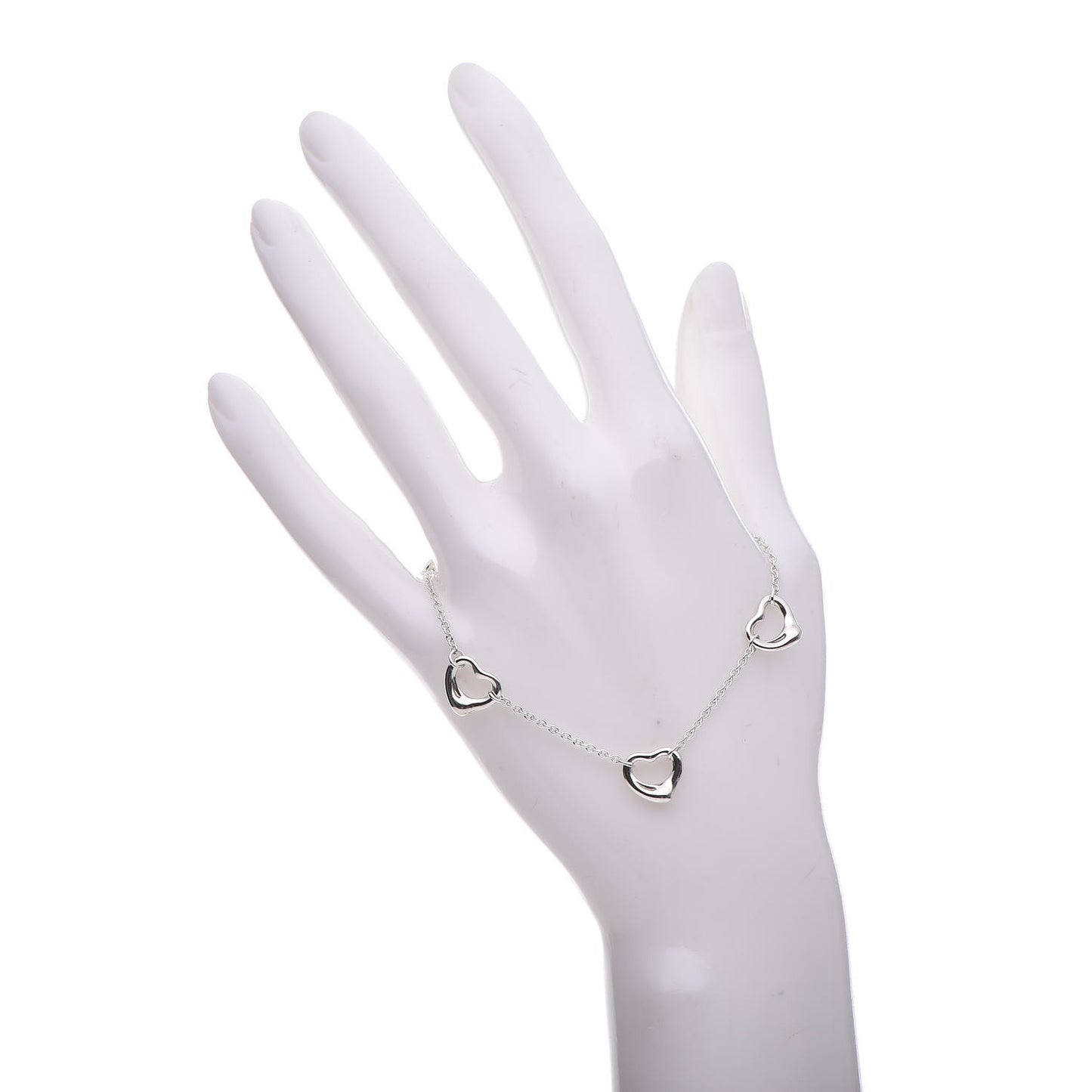Sterling Silver Elsa Peretti Open Heart Bracelet