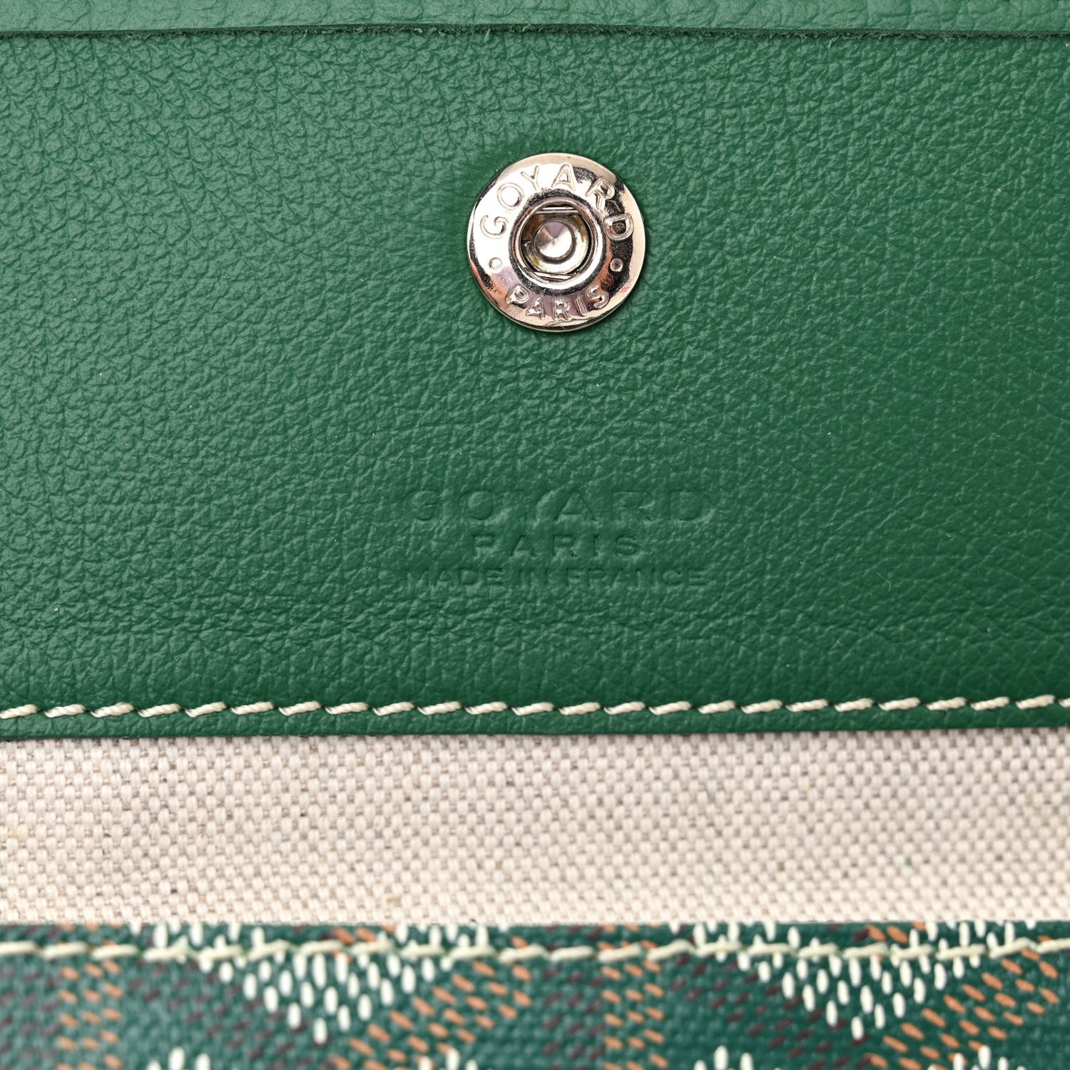 Goyard Goyardine Saint Louis PM Green 8 of 11