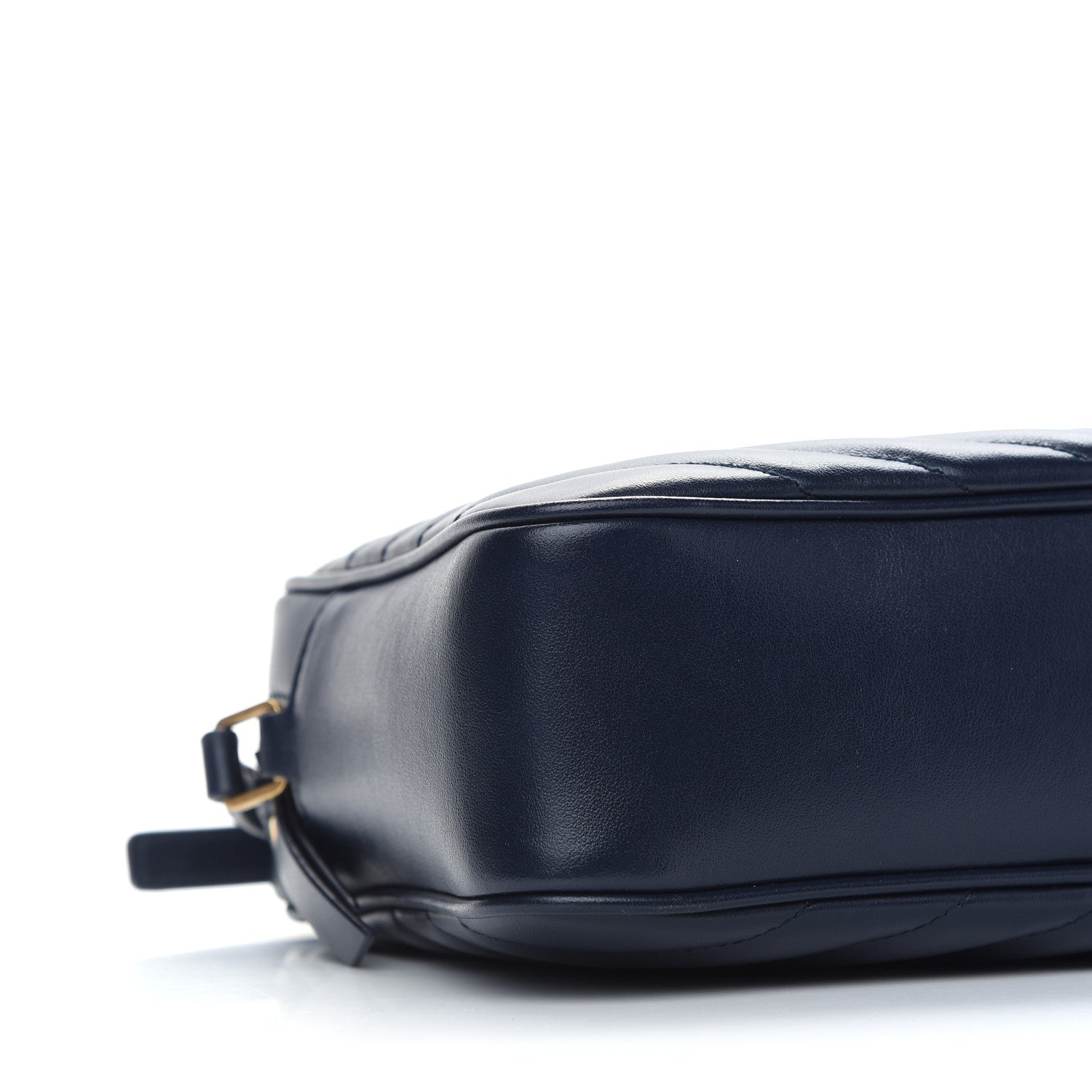Saint Laurent Calfskin Matelasse Monogram Lou Camera Bag Navy 8 of 10