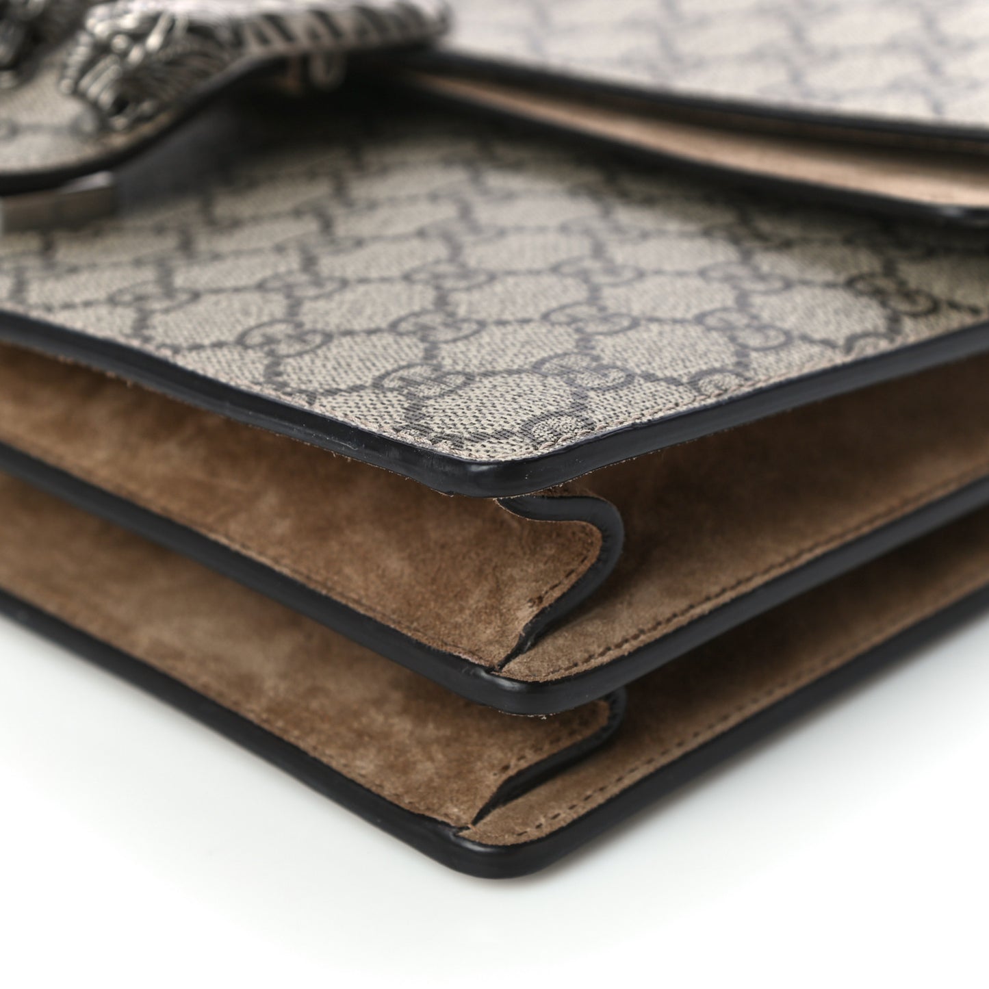 GG Supreme Monogram Medium Dionysus Shoulder Bag Taupe