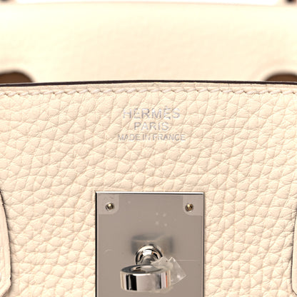 Hermes Taurillon Clemence Birkin 30 Nata 6 of 11