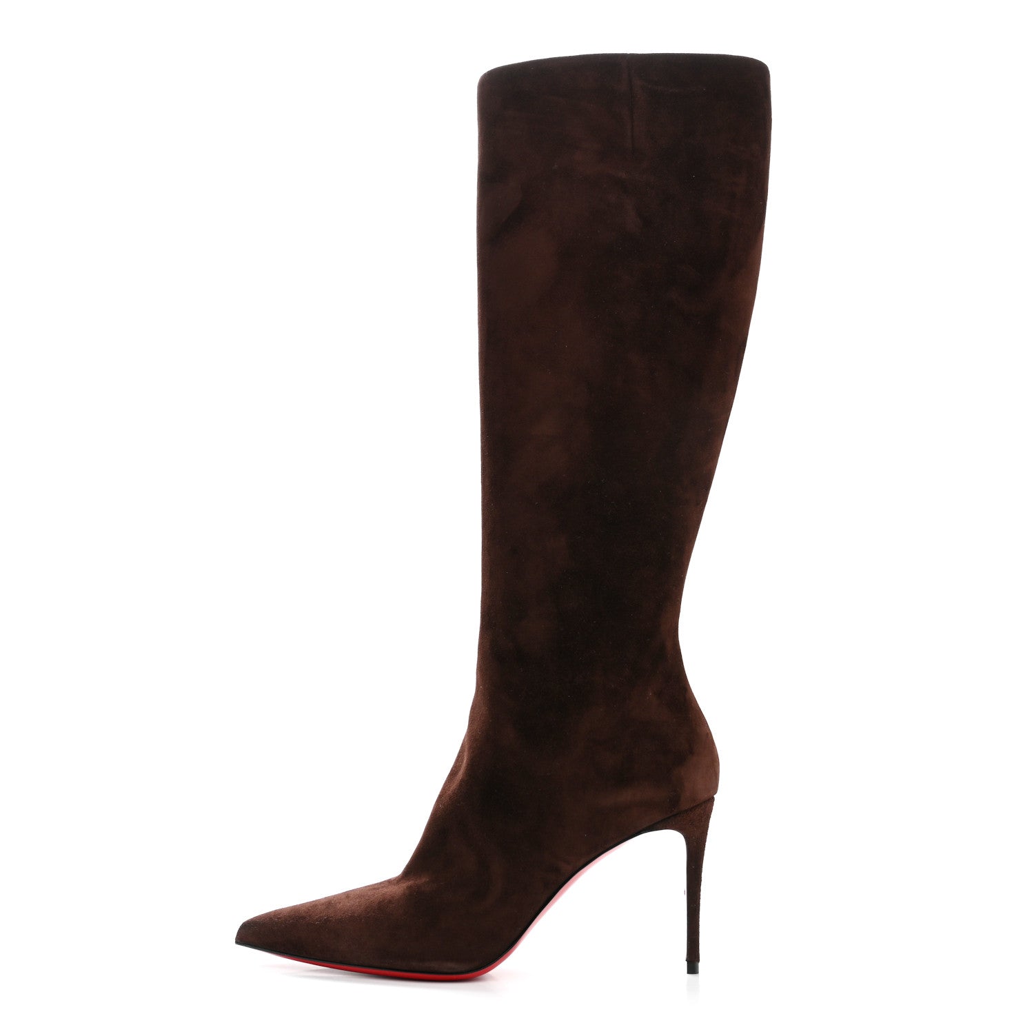 Christian Louboutin Suede Kate Botta 85 Knee-High Boots 39 Espresso 1 of 7