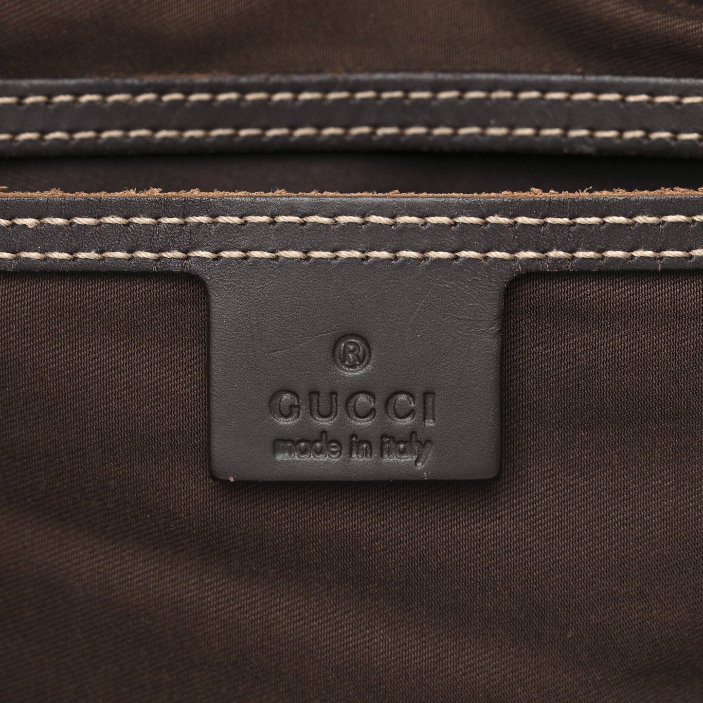 GG Plus Monogram XL Tote Dark Brown