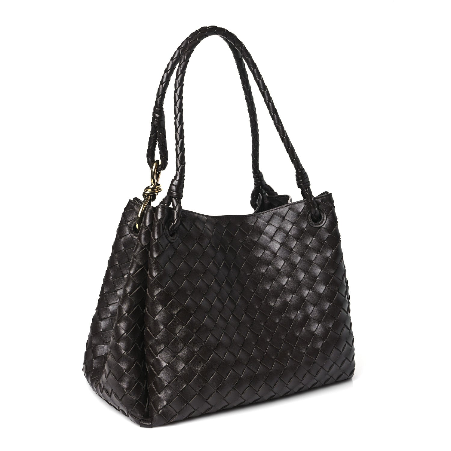 Bottega Veneta Nappa Intrecciato Large Andiamo Parachute Shoulder Bag Fondant 4 of 9