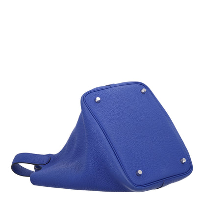 Hermes Taurillon Clemence Picotin Lock 22 MM Bleu Electrique 4 of 10