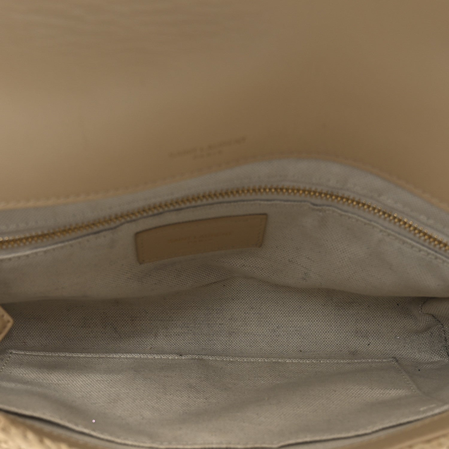 Saint Laurent Raffia Monogram Medium Jamie Natural Avorio 5 of 10