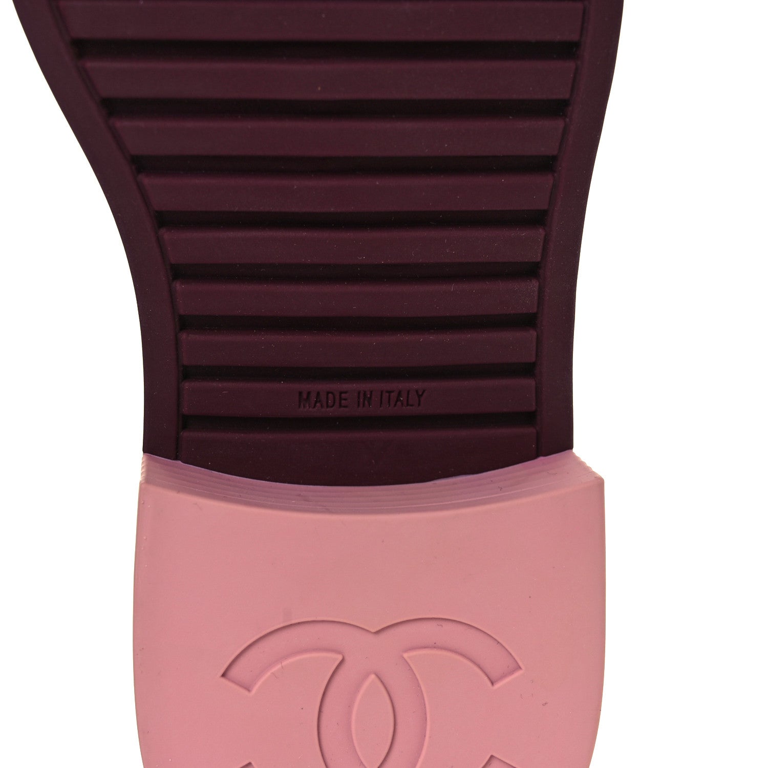 Chanel Lambskin Quilted CC Turnlock Loafers 38.5 Dark Pink 6 of 9