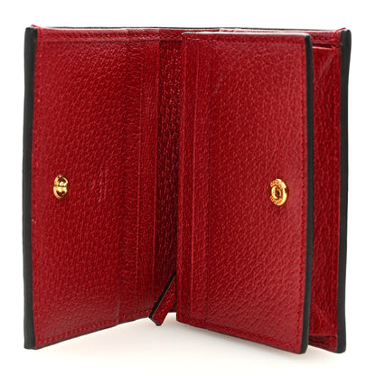 Gucci GG Supreme Monogram Flora Web Ophidia Card Case Red 5 of 7