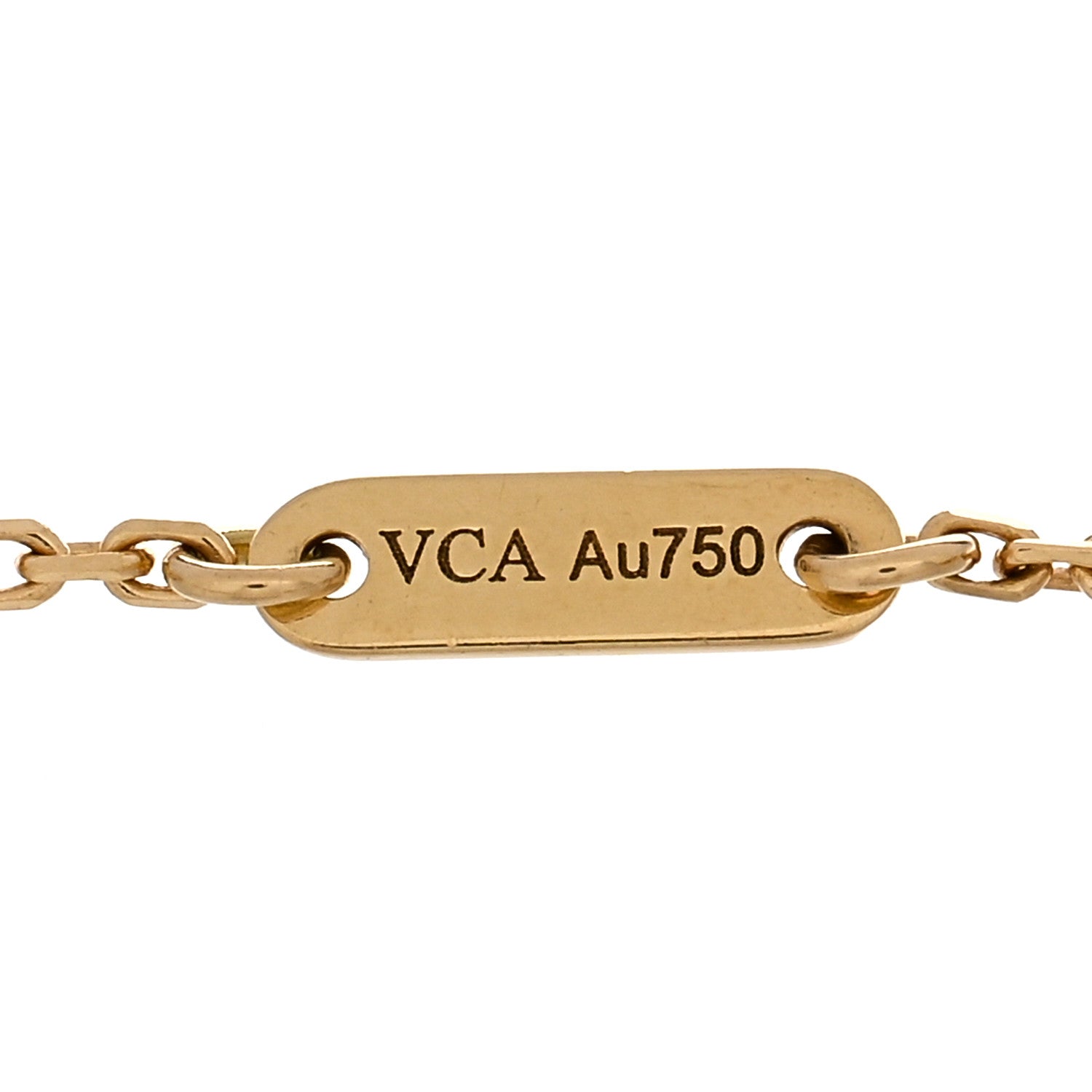 Van Cleef & Arpels 18K Yellow Gold Mother of Pearl Sweet Alhambra Bracelet 3 of 5